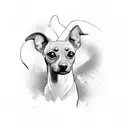 pinscher tattoo design idea