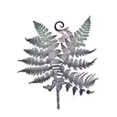 Fern Tree tattoo design idea