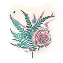 Fern Tree tattoo design idea