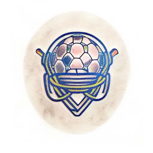 Gemini soccer goalie tattoo design idea
