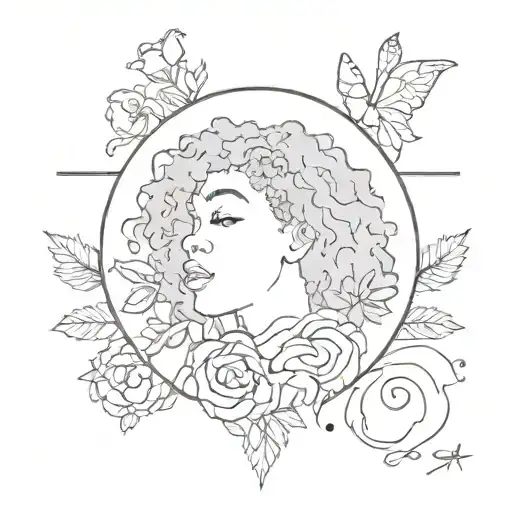 tattoo based on sza's album ctrl  tattoo design idea