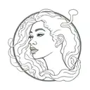 tattoo based on sza's album ctrl  tattoo design idea