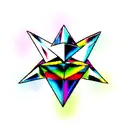 Diamond tattoo design idea