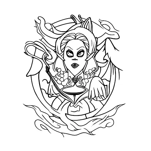 Hocus pocus tattoo design idea