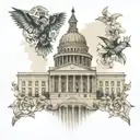 texas state capitol, grackle tattoo design idea