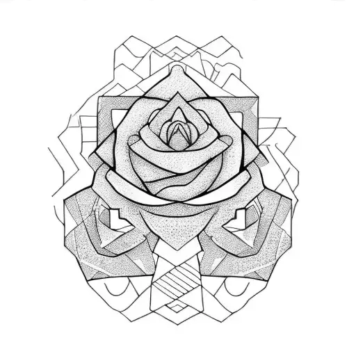 "romance with risk" tattoo design idea
