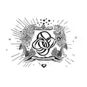 text tattoo "romance with risk" tattoo design idea