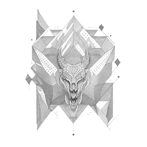 Sharp and complex sleeve design tattoo design idea