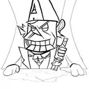 bill cipher in gravity falls tattoo design idea
