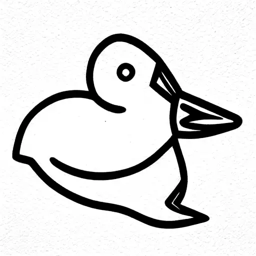 duck tattoo design idea