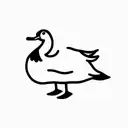 duck tattoo design idea