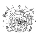 Symbolic representation of overcoming anxiety tattoo design idea
