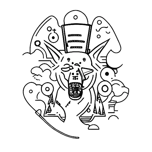 adhd tattoo design idea