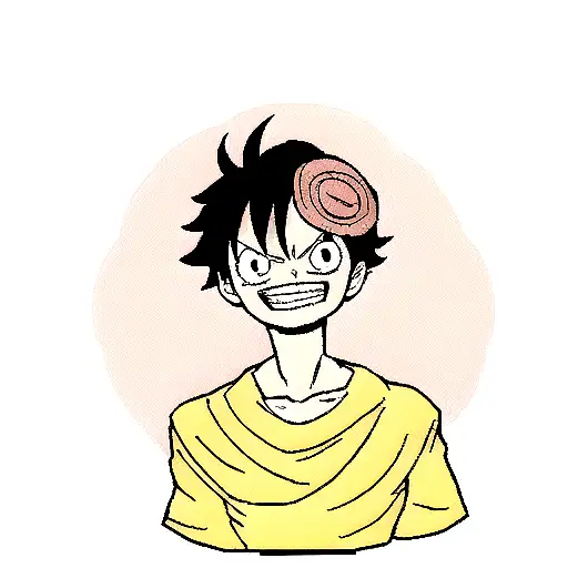 Luffy tattoo design idea