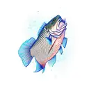 redfish tattoo design idea