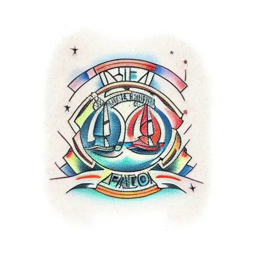  Amsterdam, Paris and Barcelona in train tattoo design idea