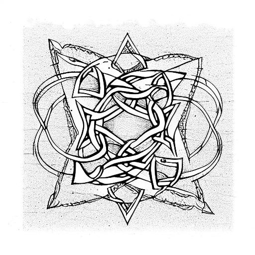 Irish Celtic  tattoo design idea