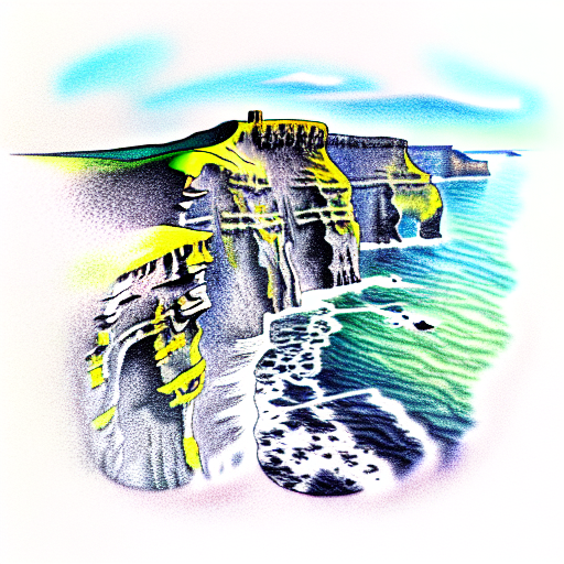 cliffs of moher tattoo design idea