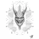 letting go of anxiety Christian tattoo design idea