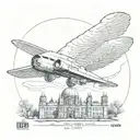 German led zeppelin tattoo design idea