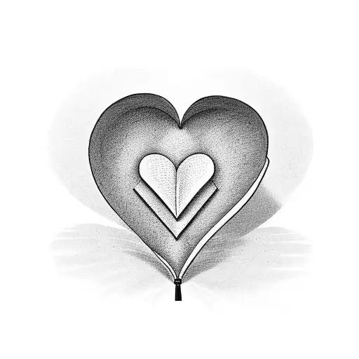 A heart-shaped book with a keyhole and the words 'Self Love' written on the pages tattoo design idea
