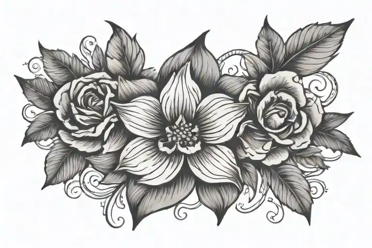 Floral bracelet tattoo ankle tattoo tattoo design idea