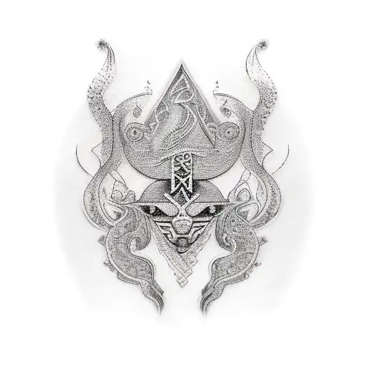 arabic word tattoo design idea