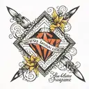 Diamond with words " you learn to live pressure when its the only thing you feel" tattoo design idea