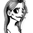 corpse bride  tattoo design idea