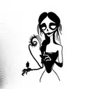corpse bride  tattoo design idea
