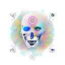 artificial intelligence in human body tattoo design idea