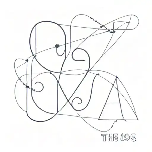 the 1975 band logo represents also their song "i always wanna die sometimes" tattoo design idea