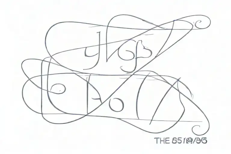 the 1975 band logo represents also their song "i always wanna die sometimes" tattoo design idea