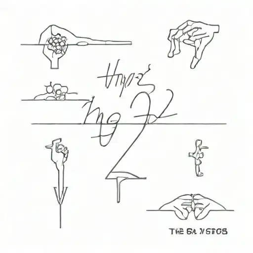 the 1975 band - i always wanna die sometimes tattoo design idea