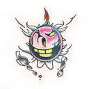 calcifer tattoo design idea