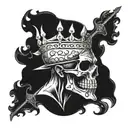 totenkopf  Bart runen tattoo design idea