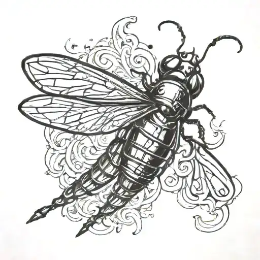 firefly tattoo design idea
