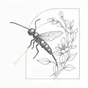 firefly tattoo design idea