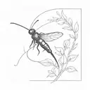 firefly tattoo design idea