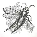 firefly tattoo design idea