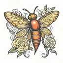 firefly tattoo design idea