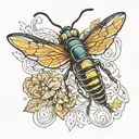 firefly tattoo design idea