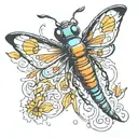 firefly tattoo design idea