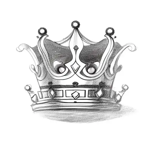 Queen's Crown tattoo design idea