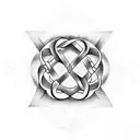 Infinity Symbol tattoo design idea