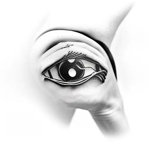 black and white sleeve tattoo with gemoetry transitioning in to flames tattoo design idea