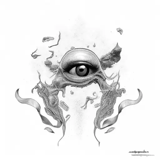 trust no one tattoo design idea