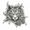 master gd tattoo design idea