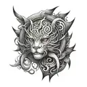 master gd tattoo design idea