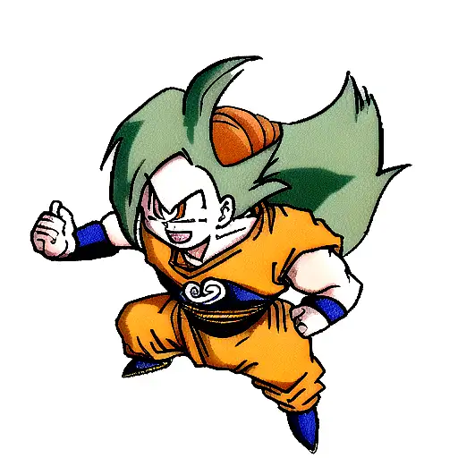 dragonball z tattoo design idea